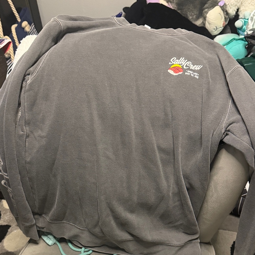 Salty Crew Gray Logo Sweatshirt